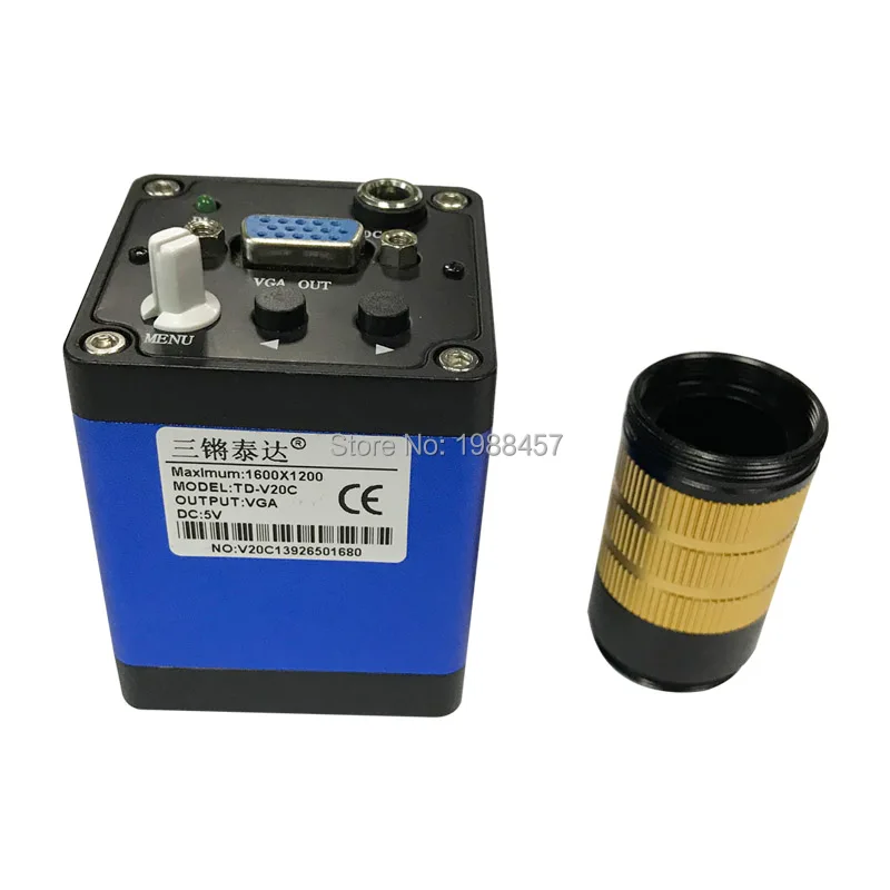 

Full HD 1/3 VGA Inch 30FPS Industrial Electron Microscope+Large area visual lens Microscope Camera Lens Mini Lens