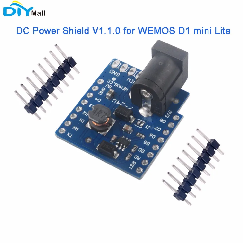 Щит питания постоянного тока V1.1.0 для WEMOS D1 mini Lite DI V2.0.0 V1.0.0 RCmall - Цена: 257,08 руб.
