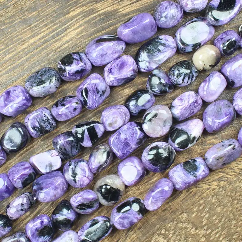 

5-12mm Natural Charoite Irregular Beads 15inch per strand, DIY Jewelry Making !We provide mixed wholesale for all items!