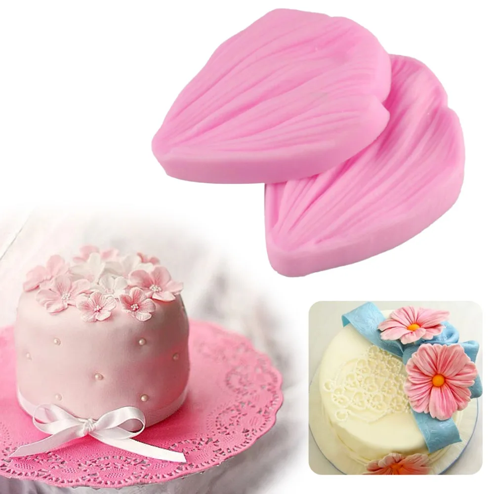 

Silicone Mold 1PC Daisy Flower Petals Embossed Chocolate Mold Kitchen Cake Decorating Candy Chocolate Soap Stencil Cake Baking