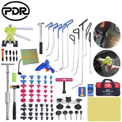 PDR Paintless Dent Repair Tools Набор инструментов для удаления вмятин Dent Repair Rod крючки PDR стержни для удаления вмятин автомобиля набор Ломов