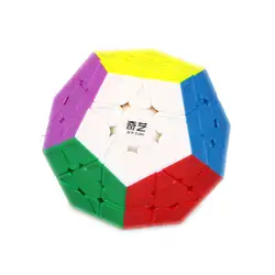QiYi многогранник Волшебные кубики 12 стороны без наклеек Додекаэдр Подарки Cubo Magico головоломки твист Развивающие игрушки для детей