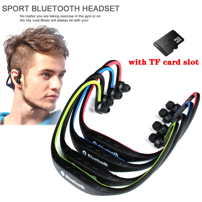 

Ersuki Hot Sell Sport Bluetooth Earphone S9 Plus FM SD Card Slot Bluetooth Headphones Microphone For iphone Huawei XiaoMi Phone