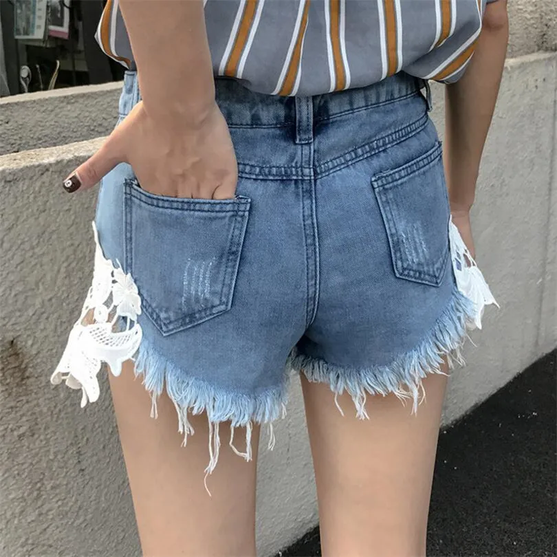 YGYEEG повседневные летние джинсовые шорты сексуальные необычные женские модные джинсовые облегающие шорты с высокой талией джинсовые шорты с кисточками