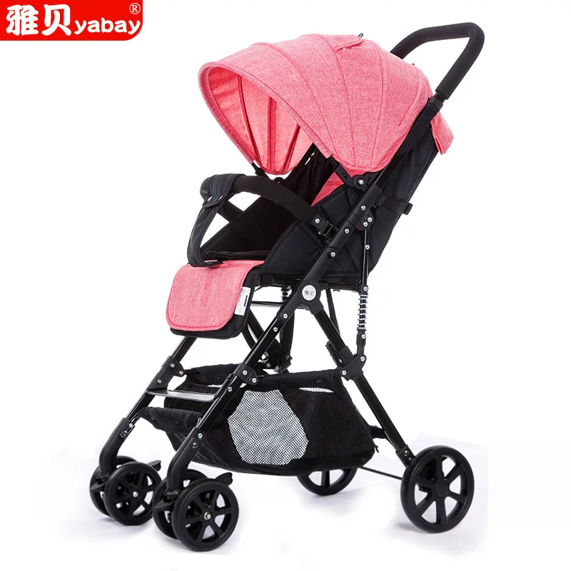 

Babyfond Ultra-lightweight baby stroller high landscape can sit lying cart sleep basket extended version of two-way push cart