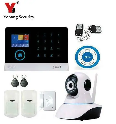 YoBang Security WCDMA/CDMA 3G WIFI Smart Home Alarm System IOS Android APP Controls Wireless WIFI GPRS Network Alert System. YoBang Security WCDMA/CDMA 3G WIFI Smart Home Alarm System IOS Android APP Controls Wireless WIFI GPRS Network Alert System.