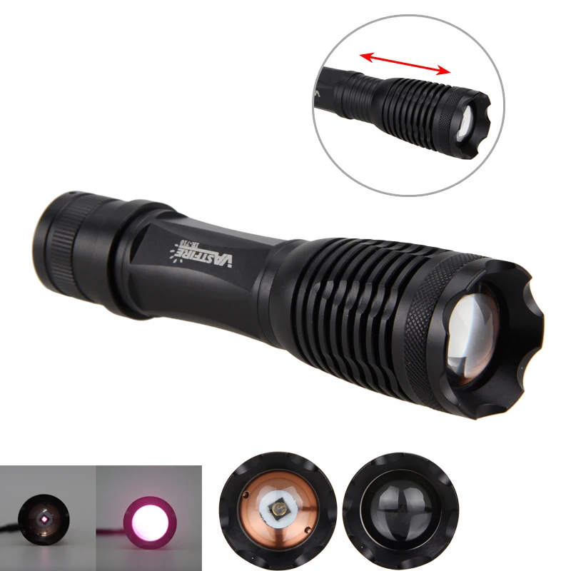 VASTFIRE Zoomable 10 Вт светодиодный инфракрасный 940nm IR светодиодный фонарик ночного видения с инфракрасным излучением тактический охотничий фонарь