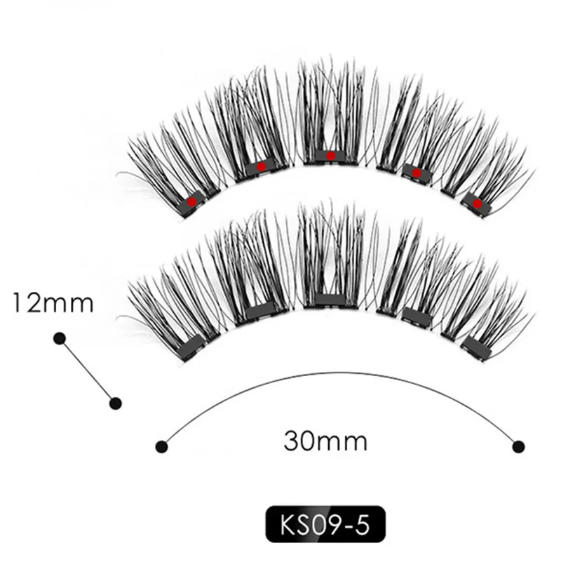 Магнитные ресницы натуральные накладные ресницы норковые ресницы 3D/6D искусственные ручной работы натуральные длинные магнитные ресницы магнитные накладные ресницы