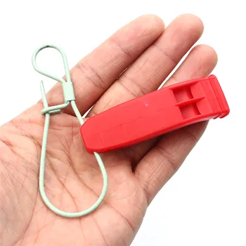 

Outdoor Dual Band Sports Survival Whistle EDC Tool Life Saving Emergency SOS Whistle Cheerleader Whistle With Buckle