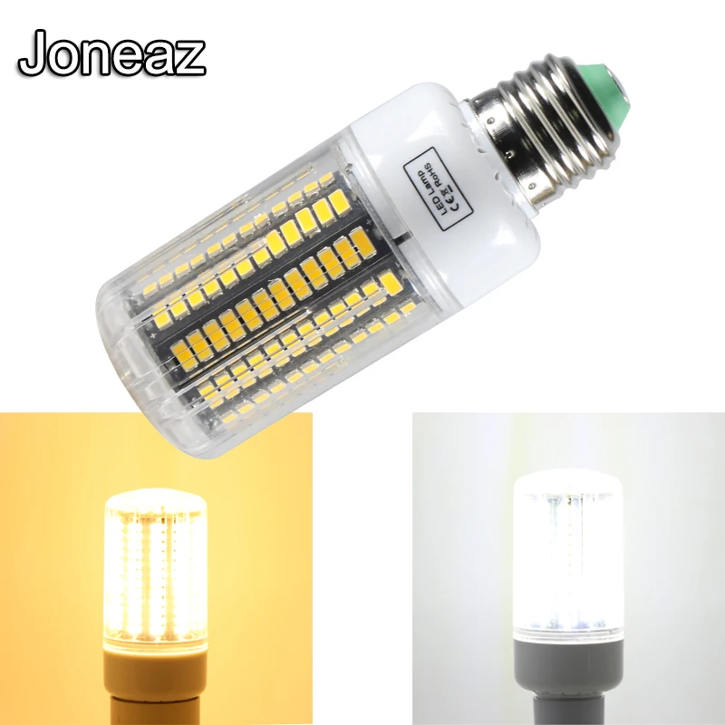 2 шт. лампада led 110 В 220 лампочка свет E 14 27 15 Вт высокая яркая мощность Smd 5730 140