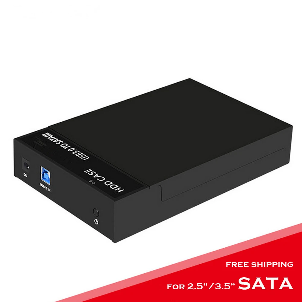 Eunaimee USB 3.0 жесткий диск Внешний корпус док 2.5/3.5 дюймов SATA HDD SSD UASP
