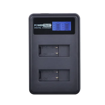 

AHDBT-501 AHDBT501 AHDBT 501 LCD USB Dual Camera Battery Charger For Gopro Hero 5 4K Camera
