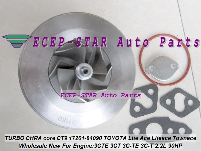 

Turbo CHRA Cartridge Core CT9 17201-64090 Turbine For TOYOTA HIACE HILUX Lite Ace LiteAce Town Ace TOWNACE 1993-96 3CT 3C-T 2.2L