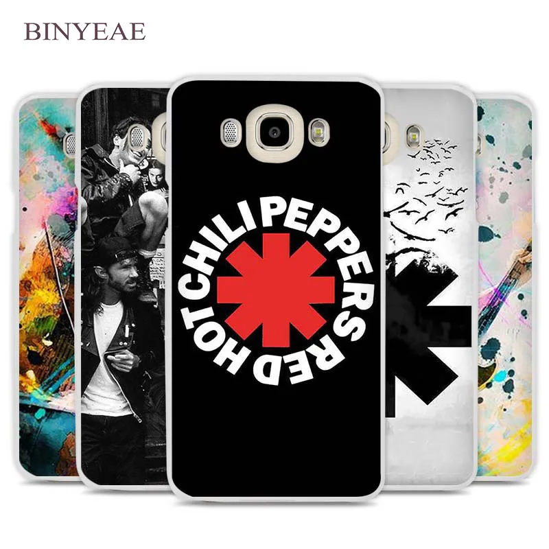 BINYEAE Rock band Red Hot Chili Peppers Phone Case Cover for Samsung