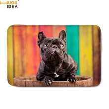 HUGSIDEA домашний декор входные дверные коврики милая собака Французский бульдог/Бостон-терьер Печать пол мат гостиная/спальня/коврик на кухню
