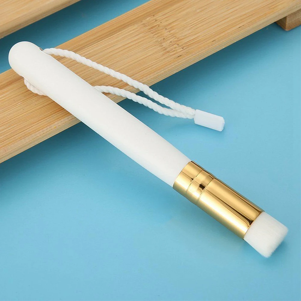 Round Small Washing Handle Lightweight Blackhead Removal Nasal Pore Extension Makeup Tool For Face Women Cleaning Brush | Красота и