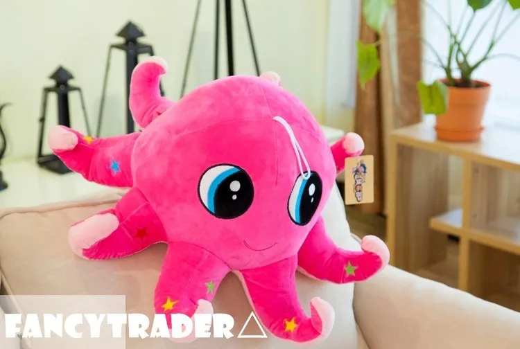 Fancytrader 1 pc 28'' x 12'' Big 70cm x 30cm Plush Stuffed Octopus 4 Colors, Free Shipping FT90526 (7)