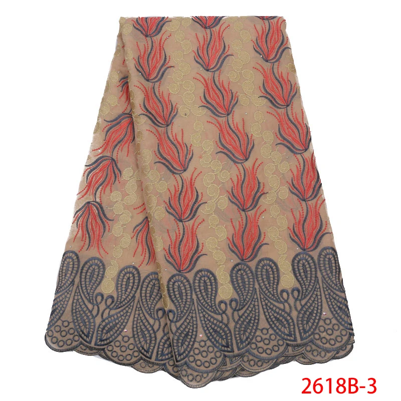 Швейцарская вуаль кружева в швейцарском стиле высокого качества Африканское сухое кружево нигерийская кружевная ткань с камнями для женщин платье KS2618B-3