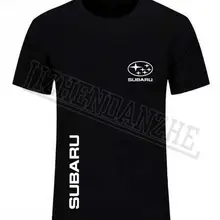 Мужская футболка Subaru с логотипом, Высококачественная хлопковая Футболка с машинками, мужская одежда с короткими рукавами, футболки, модная футболка, Новинка
