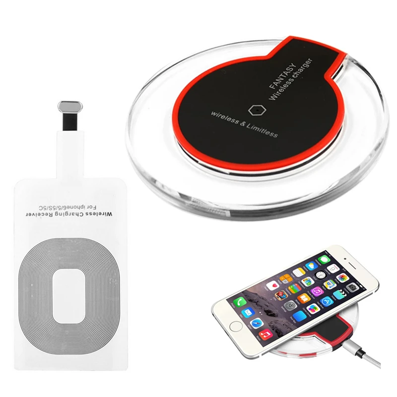 Universal Qi, almohadilla de carga Original para Iphone 5, 5s, 5c, SE, 6, 6 s, 7 Plus, Samsung Galaxy S6, S7, Edge Plus, Note 5, 7, LG|charging pad|wireless charger charging