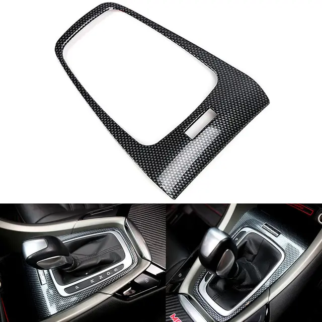 abs carbon fiber colors car interior mouldings gear shift panel
