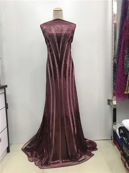 

Hot Sale french lace 5yards/lot cheap african sequins lace fabric white 3D sequins high quality african tulle lace fabric green(