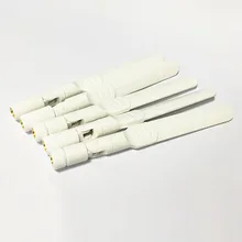5 шт. 2,4 г 6dBi SMA штекер антенны 160 мм белый для беспроводного маршрутизатора Wi-Fi антенна коннектор двухдиапазонный антенна