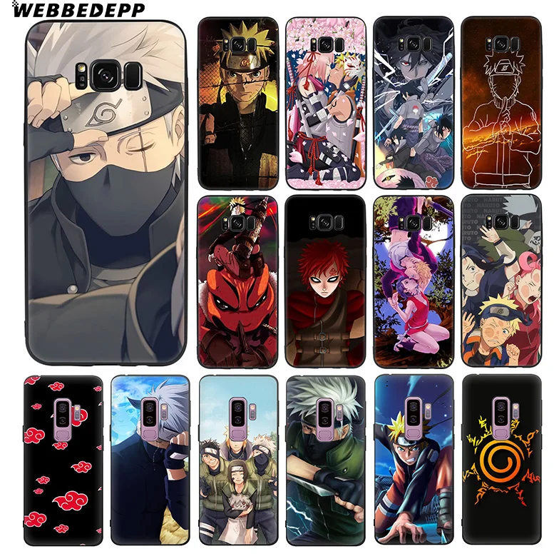 WEBBEDEPP Наруто Аниме Мягкий ТПУ силиконовый чехол для Samsung Galaxy S10 S10e S9 S8 Plus S7 S6 Edge &amp J6