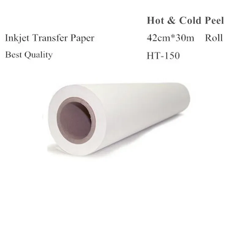 Heat Transfer Paper Roll Size 42cm*30m Light Color Inkjet Heat