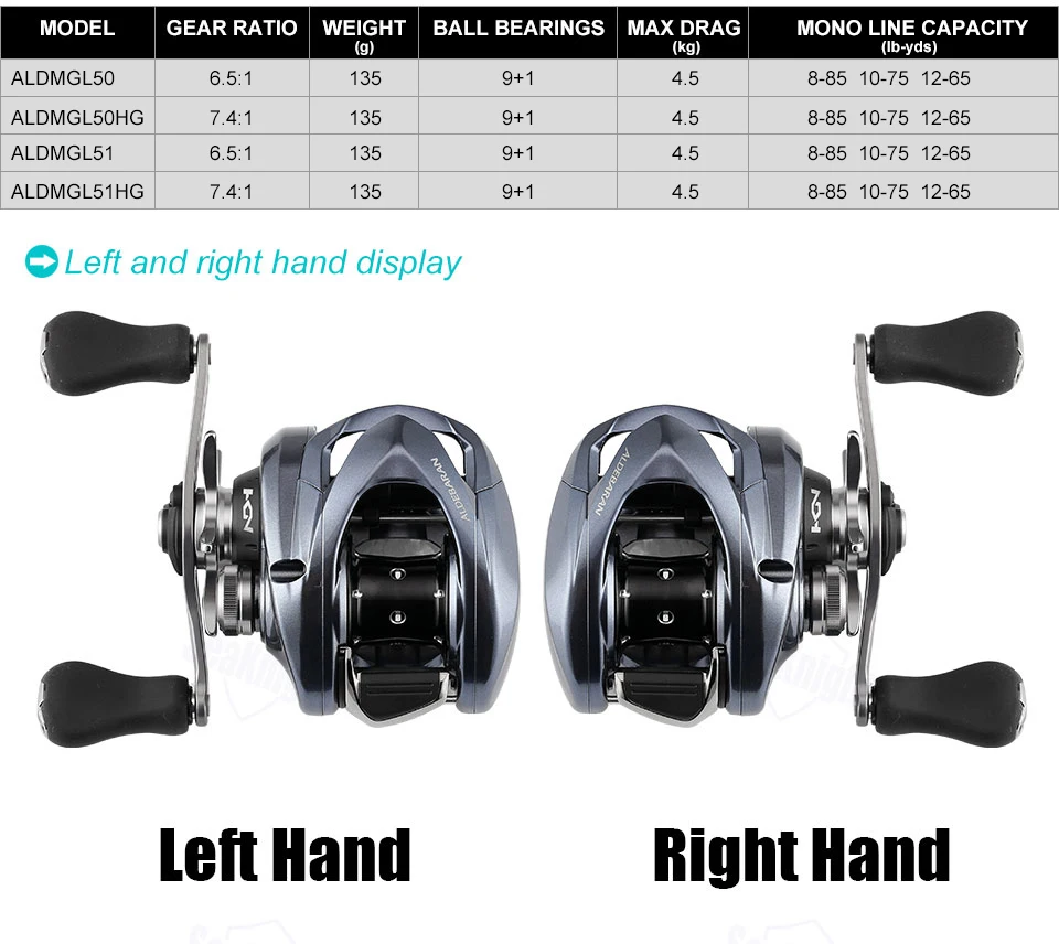 Новинка,, Shimano ALDEBARAN MGL, катушка для baitcasing 50HG 50 51 51HG 10BB 4,5 кг, X-SHIP Низкопрофильная, для морской рыбалки