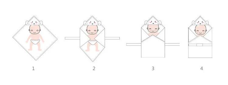 Зимний новый детский спальный мешок хлопковый Конверт для новорожденных детский спальный мешок в больницу мультфильм wrap Baby пеленка