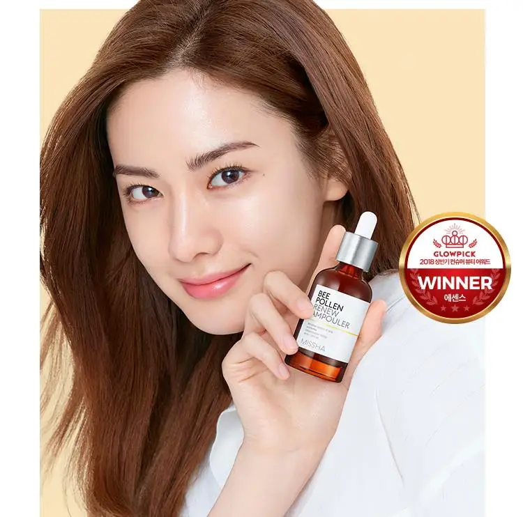 MISSHA пчелиная пыльца продлить Ampouler 40 мл уход за лицом Сыворотки гидратации отбеливание субстанция от угревой сыпи лечение рубцов уход за кожей лица крем-корейская косметика