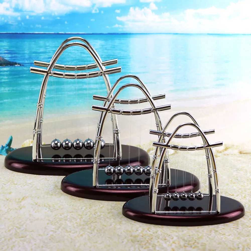 

Swinging ball 2019 TOP Arc-shaped Newton's Cradle Balance Ball Science Puzzle Fun Desk Toy 5.15