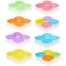 Портативный Здоровый контейнер для детского питания коробка конфеты цвет дети ПОСУДА Контейнеры для молока поддержка хранить в холоде или микроволновой печи
