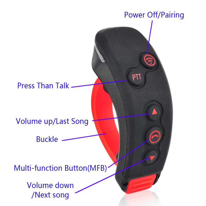 FreedConn L3 PTT Handbar BT пульт дистанционного управления Bluetooth Мотоциклетный велосипедный шлем гарнитура для L1, L2, COLO-RC, T-REX