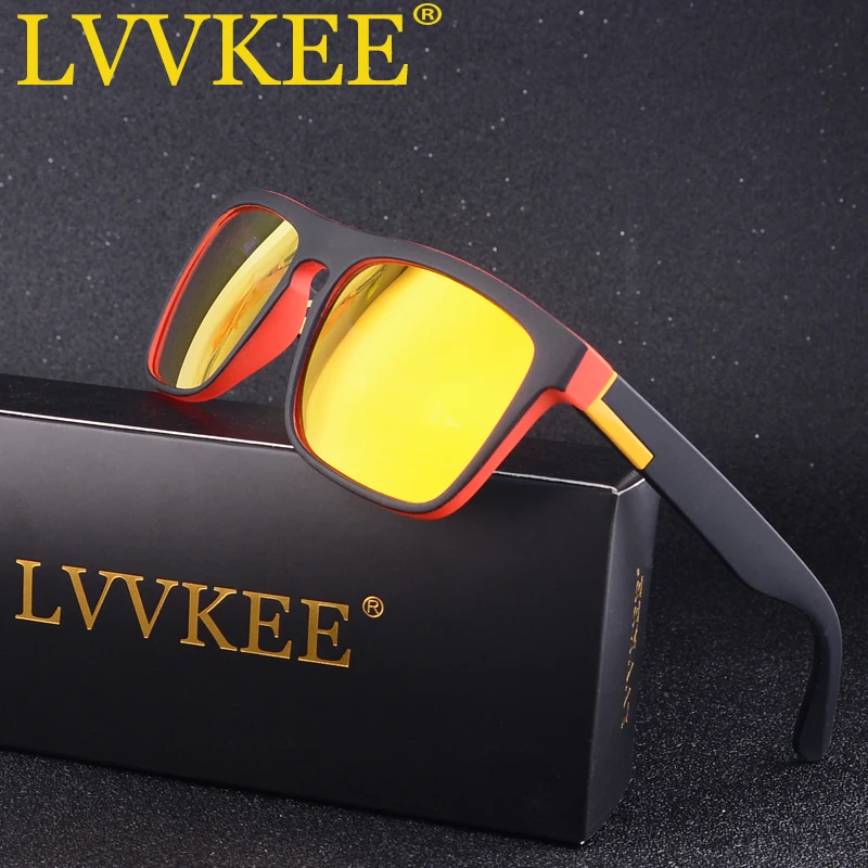 

Hot LVVKEE Fashion Polarized Guy's Sunglasses Classic Design All-Fit Mirror Driving Men Sun Glasses For Male Summer UV400 Oculos