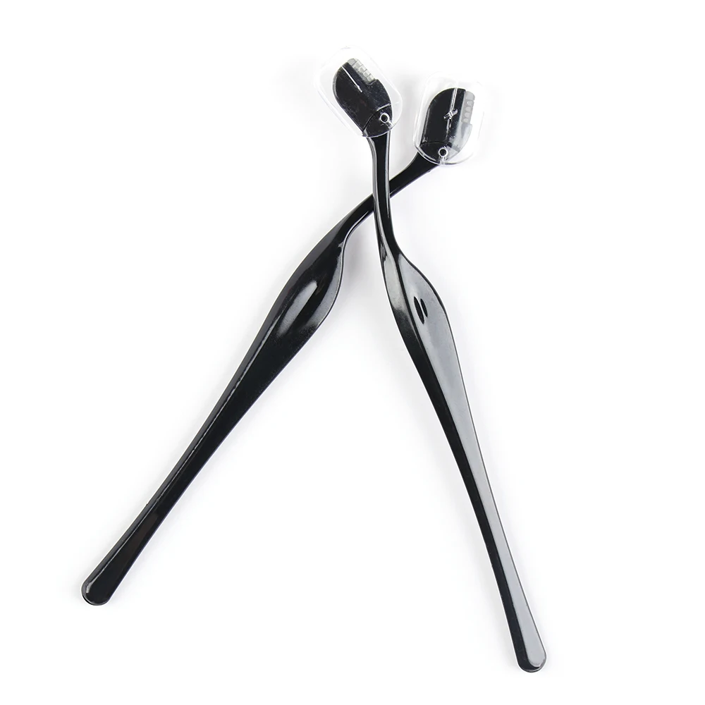 2Pcs Portable Makeup Eye Brow Razor Blade Eyebrow Trimmer Shaper Shaver Face Hair Remover Set Women Fashion Makeup