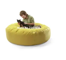 yellow round island bean bag chair, outdoor sofa cover ,hug pets chair, sofa beanbag