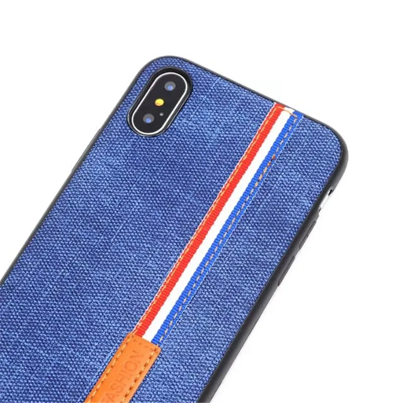 4 warna bisnis koboi PU handphone kasus Untuk Apple iphone X 8 7 6 ayat yang sama Lanyard telepon kasus Untuk iphone 8 ditambah 7 P penutup