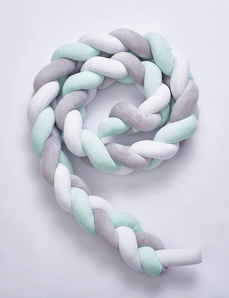 Knotted-Baby-Bed-Bumper-Baby-Room-Decor-Newborn-Bedroom-Infant-Crib-Cot-Carrier-Safety-Protector-Pillow-Baby-Bedding-Set-200cm-011
