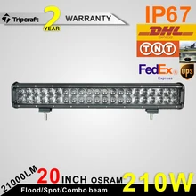 4 ШТ. OSRAMs 210 Вт ATV off road led light bar-Бар автомобиль 4D LED Дальнего Света Combo Луч для UTV Грузовик 4×4
