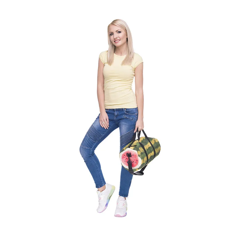 Спортивная тренировочная спортивная сумка через плечо Арбуз для занятий фитнесом для женщин и мужчин, сумки для йоги, спортивная сумка