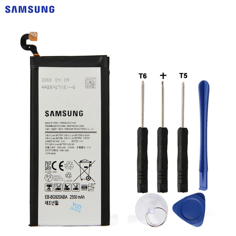 SAMSUNG Original Authentic Battery EB BG920ABE For Samsung GALAXY S6