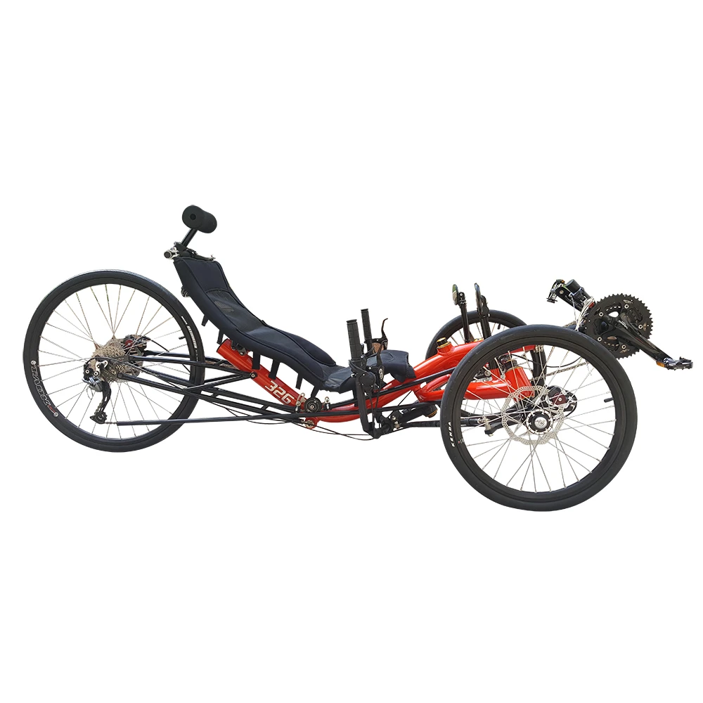 Volwassen Aluminium Frame 27 Snelheid Touring 3 Wiel Ligfiets Trike -  AliExpress Sports \u0026 Entertainment