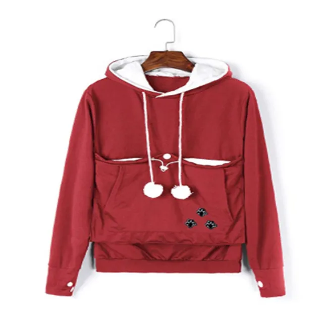 Unisex Big Kangaroo Pouch Hoodies For Men and Women, Autumn Winter