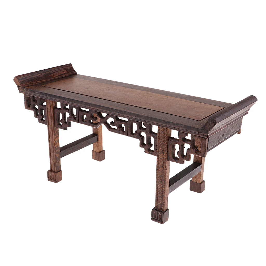 1:6 Vintage Design Chinese Lute Table Furniture for Dolls House Room or Garden Decoration