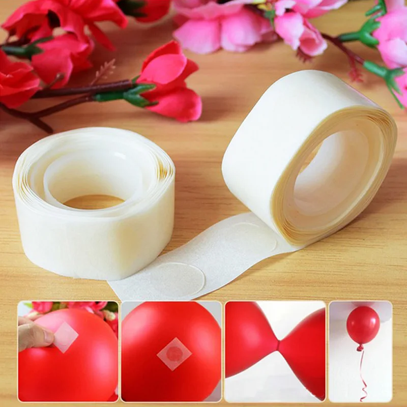 100Pcs/roll Removable Balloon Glue Party Decoration Glue Dot Foil