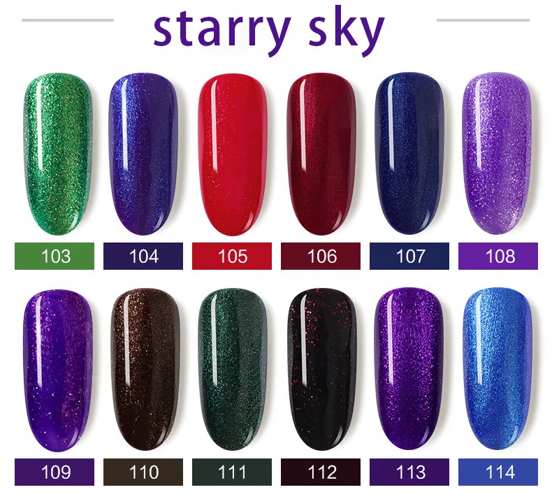 starry sky colors