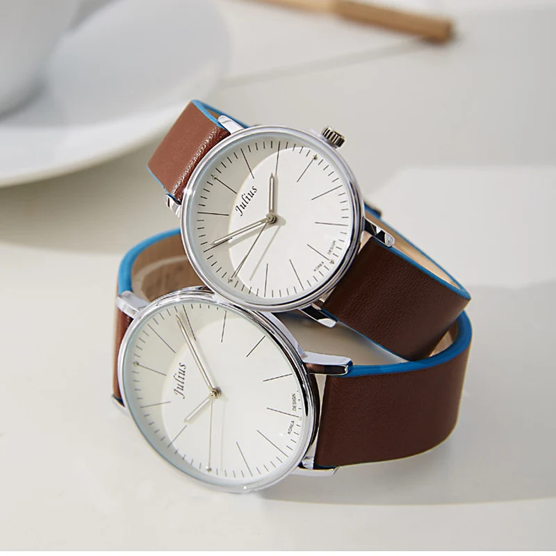 Julius Women s Watch Men s Watch Couple Watch Japan Quartz Hours Fashion Dress Bracelet Leather