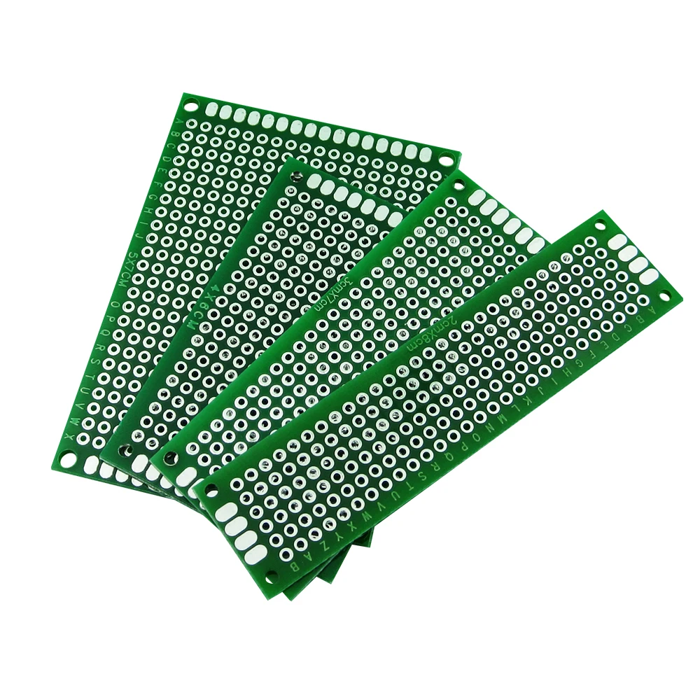 4 шт. 5x7 4x6 3x7 2x8 см двухсторонний медный Прототип pcb универсальная плата |